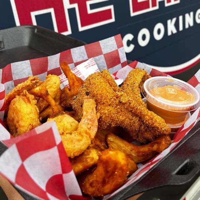 Catfish & Shrimp Combo.