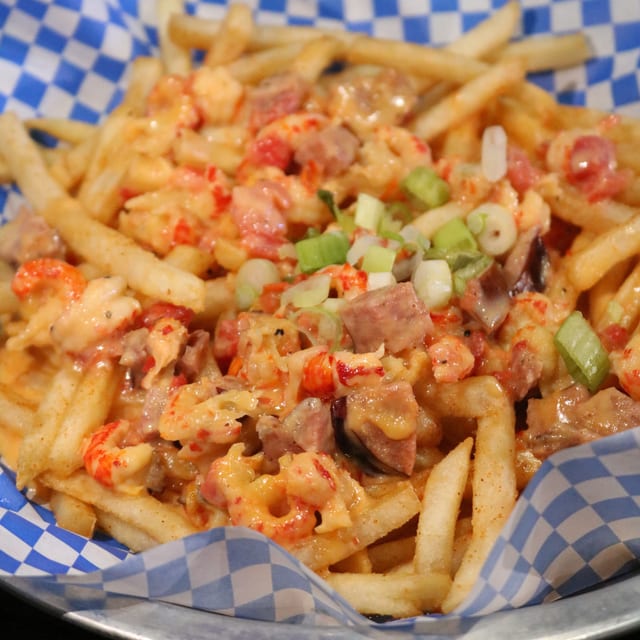 Landshark Fries.